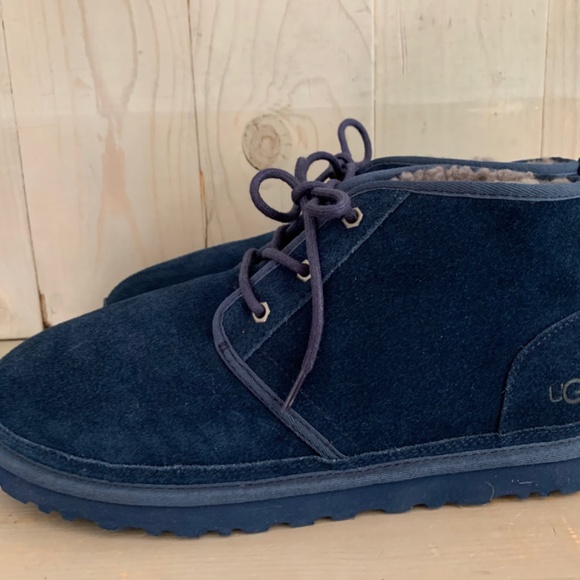 ugg neumel new navy chukka boots new - Picture 5 of 7